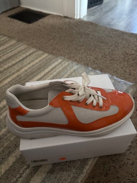 Orange Prada sz 10 Mens main image 3